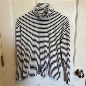 striped turtleneck